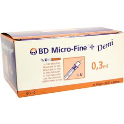 BD MICRO FINE+ U100 0.3X8